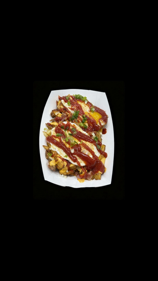 Bacon & Eggs Loaded Fries