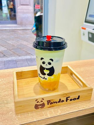 Mango macha cocco tea