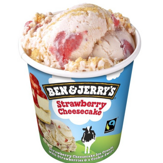 Ben & Jerry's  Strawberry Cheesecake 465ml