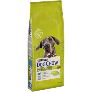 Hrana uscata pentru caini Dog Chow Adult, Talie Mare, Curcan, 14Kg