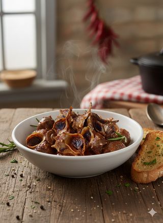 Raguse in porchetta "lunga cottura"