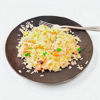 Arroz Frito Con Gambas