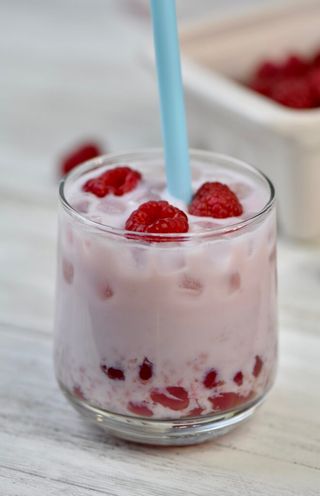 Milk tea boba - Raspberry