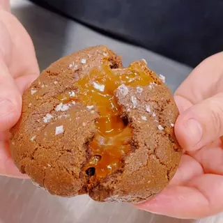 Cookie de dulce de leche & sal maldon