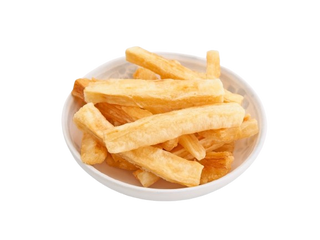 Yuca Frita Con Salsa De Tocineta