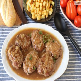 Filetes rusos salsa pimienta (1 Und.)