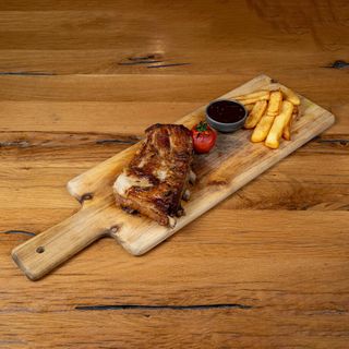 Свински ребра с барбекю сос (450г)