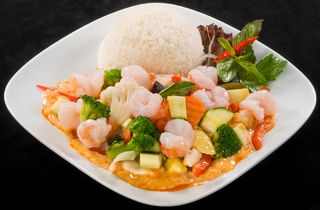 Kurczak w czerwonym curry