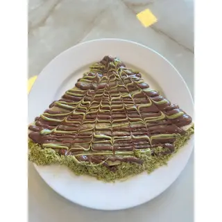Dubai Chocolate Konafa Pistachio Crepe