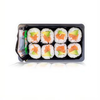 Maki salmon+aguacate （8piezas）