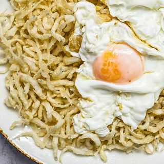 Chanquete Frito Con Huevo