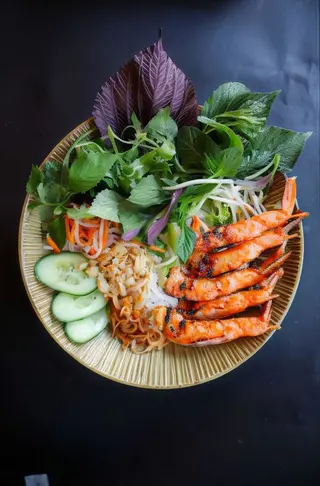 Bún Tôm Nướng