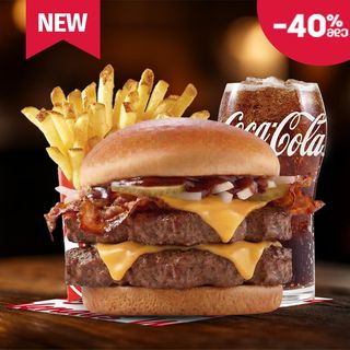 ორმაგი გუგას ბურგერის კომბო