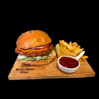 Meniu Burger CRISPY (pui).