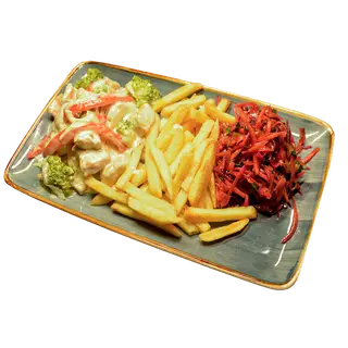 Куриное филе с брокколи в сливочном соусе