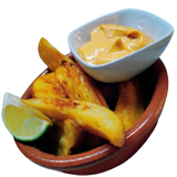 bravas con salsa alioli