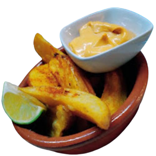 bravas con salsa alioli