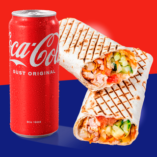Doner i Coca-Cola