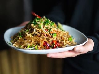 Pad Thai z krewetkami