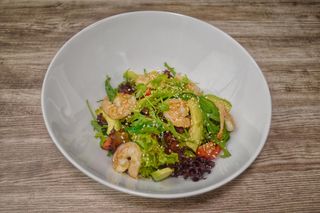 Мікс-салат з креветками (200г)