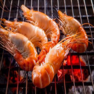 Langostinos a la brasa