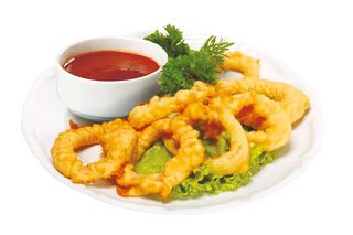 Breaded squid rings