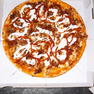 43. Pizza kebab de mixto Halal 