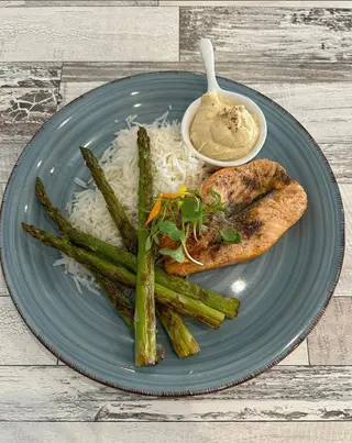 Salmon Steak Meal