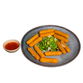 MOZZARELLA PANE SERVITE CU SOS LA ALEGERE 300/100 g