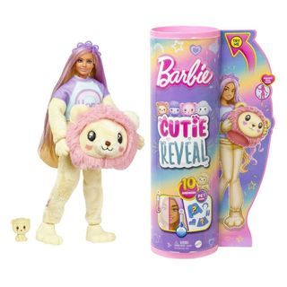 Set de joaca Barbie Cute Reveal - Papusa cu costum de leoaica [4189526]