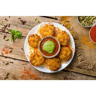 Plate Of Bhajia