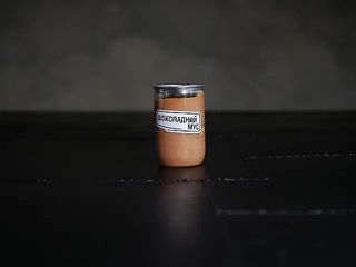 Шоколадний мус з пісочним карамельним печивом (0,11кг)