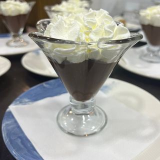 Copa de chocolate con nata