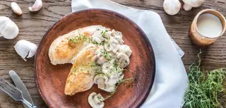 Escalope émincée  A La Crème