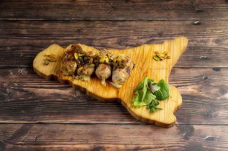 Involtini con pesto di pistacchio