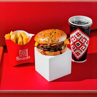 Meniu Cheeseburger Valah (BBQ) - Black Angus - Nou