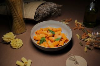 ვეგანური რიგატონი პომოდორო