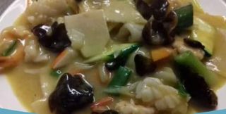 819A Frutti di mare con curry verde thai