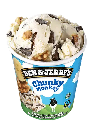 Helado Ben & Jerry's Chunky Monkey (465 MI.)