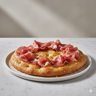 Focaccia prosciutto
