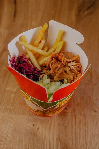 KEBAB BOX bez surówki duży