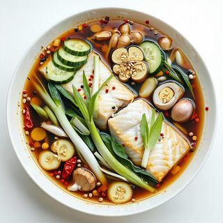 Pesce in brodo piccante