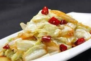 105 Пекинская капуста в остром соусе 醋溜白菜