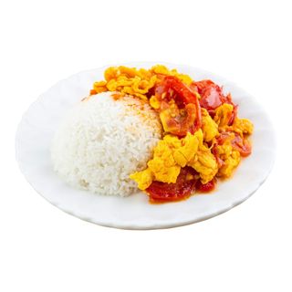 Huevos Pericos Con Arroz