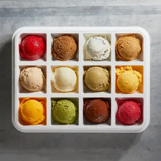 Vaschetta degustazione gelato 12 palline