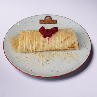 43. Cheesecake malina palačinka