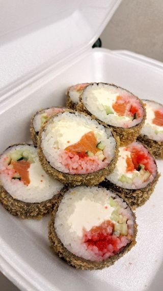 Гарячий лосось 8шт/380г