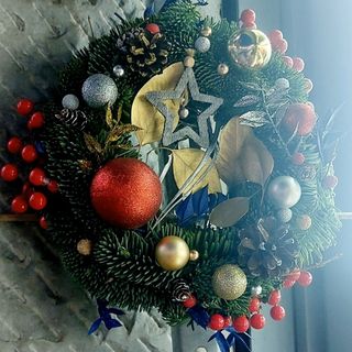 Ghirlanda di Natale portafortuna 