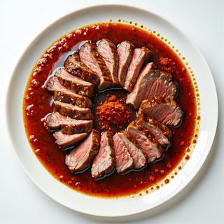 52.maiale con salsa piccante 辣子猪