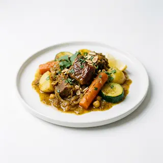 Tajín De Cordero Con Verduras
